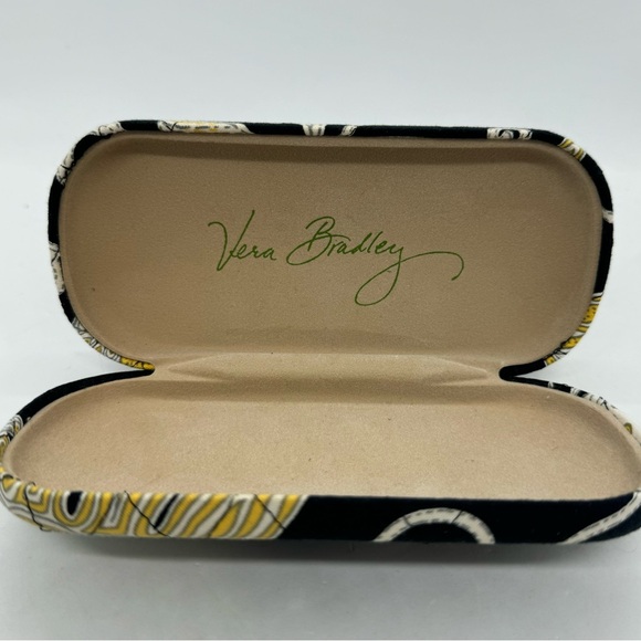 Vera Bradley Yellow Bird eye/sunglasses case - Picture 2 of 3